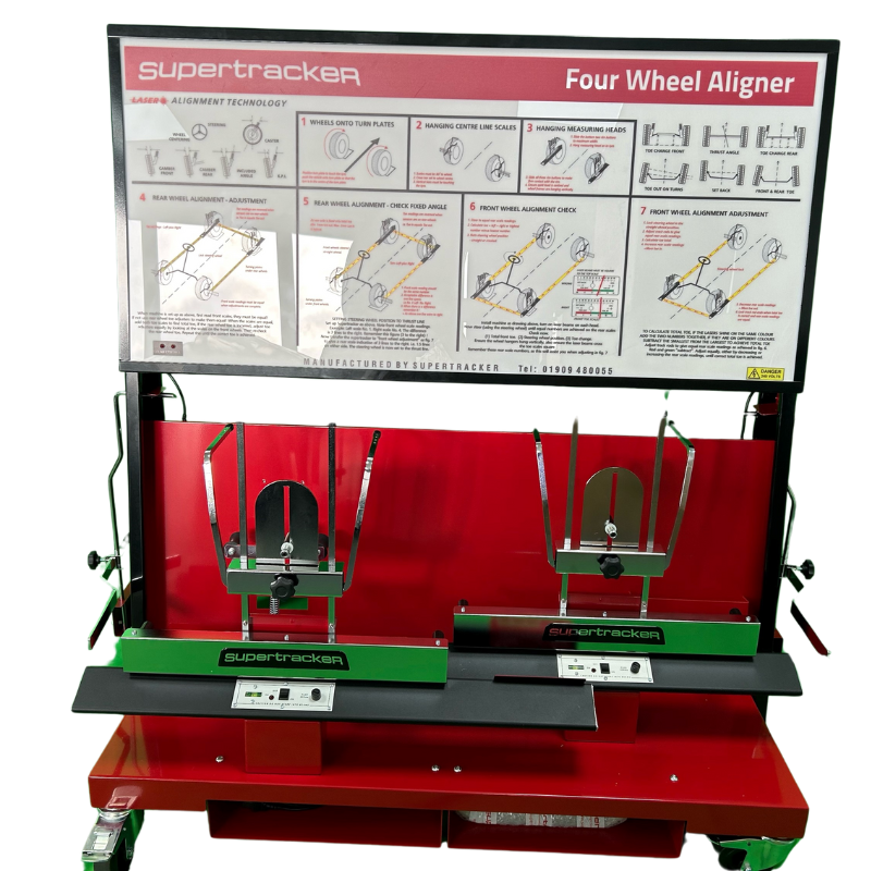 Red laser trolley